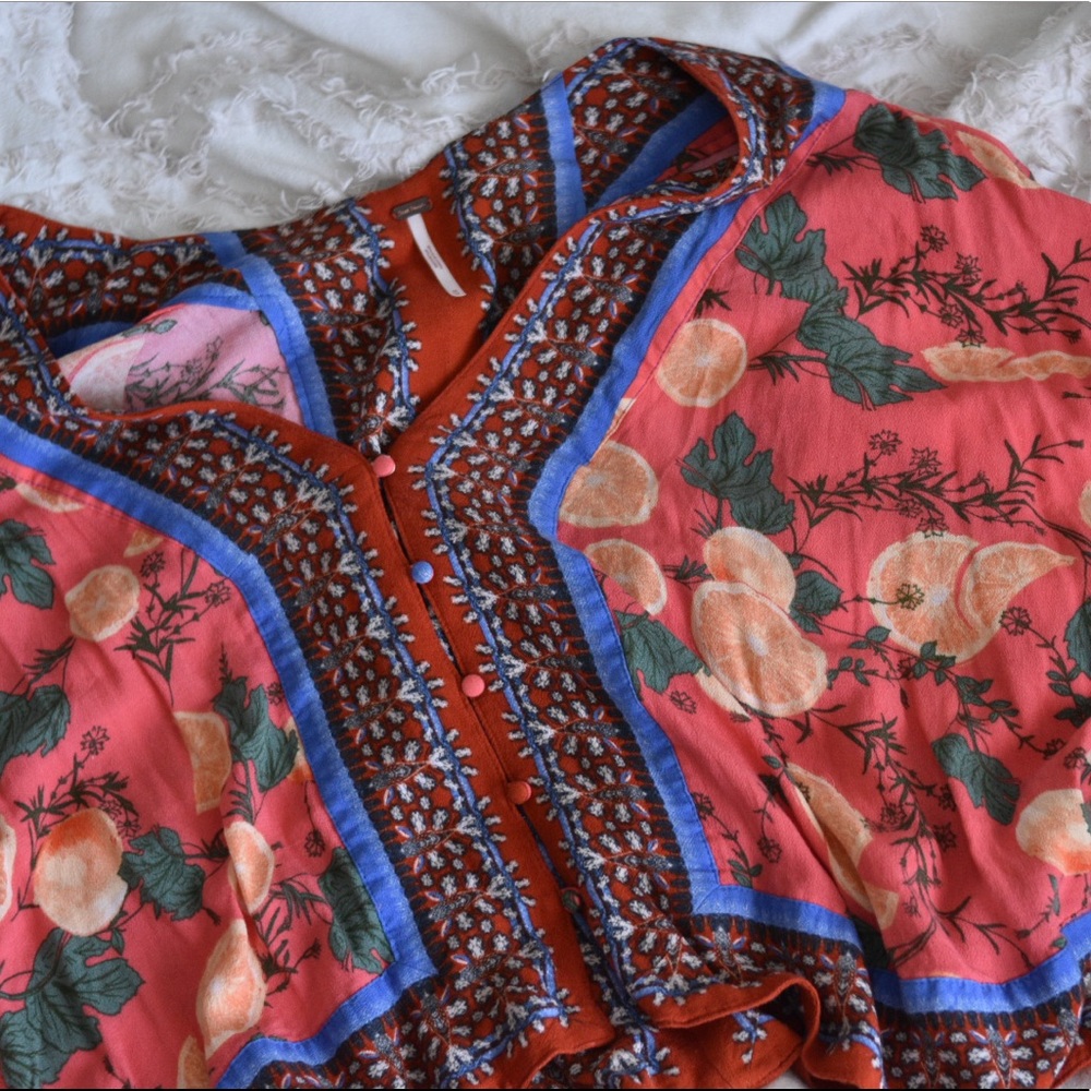 Free People Patterned Top